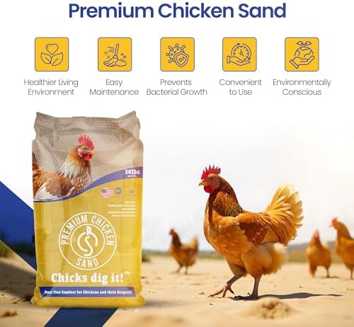 50 lb Bag Odor Eliminating Bedding for Chicken Coops, Nesting Boxes & Runs