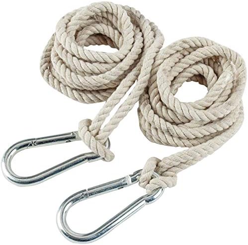 INNO STAGE 2 Tree Swing Hanging Straps Hammock Rope 13 FT Each with Heavy Duty Carabiner Hooks Kit for Camping or Tire Playground Accessories - Safer Extension Conversion/Easy Setup Indoor Outdoor