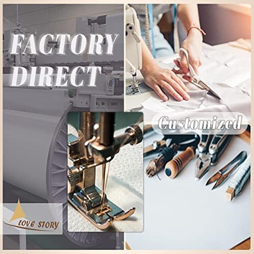 LOVE STORY 8' x 12' Sun Shade Sail Rectangle UV Block Shade Sails for Outdoor Patio Garden Backyard, Sand (We Make Custom Size)