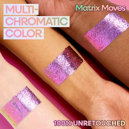 wet n wild Chameleon Chrome Eyeshadow Foil, Multi-Chromatic Light-Reflecting Pigments, Self-Adhering & High-Impact Color, Long-Lasting & Blendable Formula, Cruelty-Free & Vegan - Matrix Moves