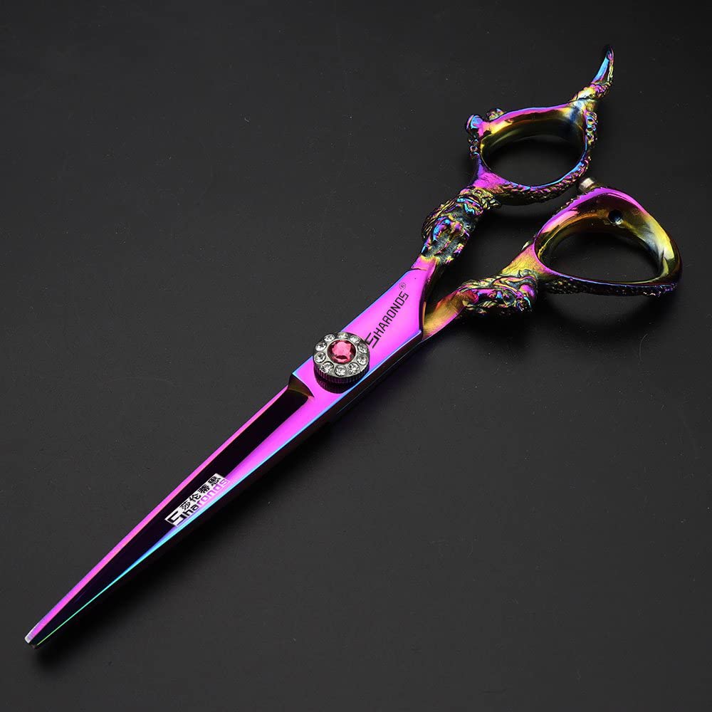 Hair Cutting Scissors Shears Professional Barber 6 inch Hairdressing Scissor Home Use for Man Woman Adults Kids