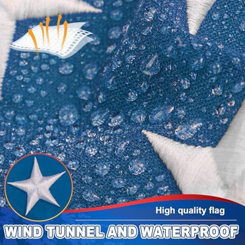 Super Tough American Flag, American Flag 5x8 FT Outdoor TearProof Series,US Flags 5x8 Outdoor High Wind,Non Fading for Outside,American Flag Out-door Heavy Duty,American Flags UV Protected Sewn Embroidered Grommets
