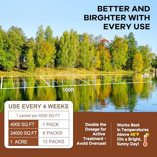 Dr.Raifya’s Muck Reducer Pellets 6 LB - Natural Pond Sludge Solution, Experience The Pure Water & Fresh Odor, Easy to Use, Beneficial Bacteria Safe for Fish, Lake & Outdoor Ponds, 6-Month Supply