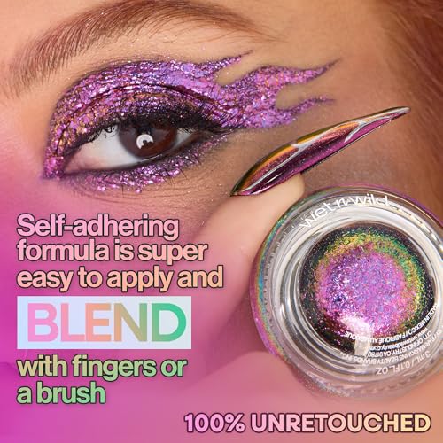 wet n wild Chameleon Chrome Eyeshadow Foil, Multi-Chromatic Light-Reflecting Pigments, Self-Adhering & High-Impact Color, Long-Lasting & Blendable Formula, Cruelty-Free & Vegan - Matrix Moves