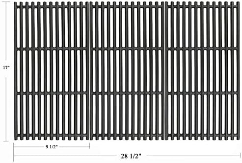 Uniflasy 17 x 9 1/2 inch Grill Grates for Charbroil Tru Infrared 4 Burner 463255020 463242716 463242715 463276016 466242715 Replacement Parts for Charbroil Grill Grates for Nexgrill 720-0882A