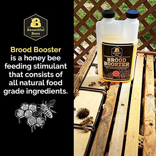 Brood Booster & Feeding Stimulant – 16 oz – Natural Honey Bee Supplement – Boosts Colony Growth – Prevents Syrup Fermentation – Aids Comb Building – Great for Nucs & Swarms