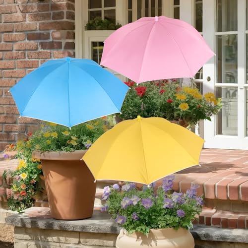 Plant Umbrellas for Outdoor Plants, Garden Umbrella Shade for Potted Plants and Garden Beds, Provide Shade to Defend Plants From Blazing Sun