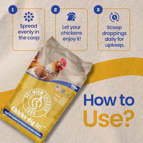 50 lb Bag Odor Eliminating Bedding for Chicken Coops, Nesting Boxes & Runs