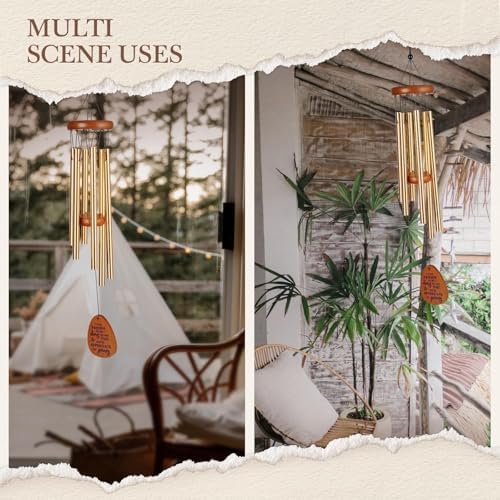 SteadStyle Friendship Gifts for Women, Wind Chime for Best Friends, Friend Gifts for Men - Wonderful Friendship Presents for Special Women BFF Garden Decoration