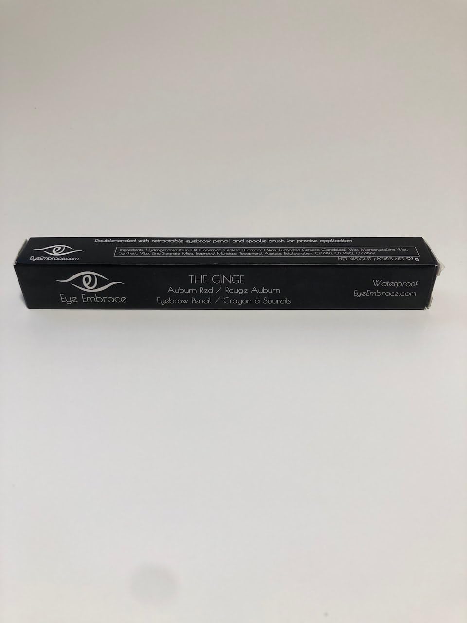 Eye Embrace The Ginge: Auburn Red Eyebrow Pencil – Waterproof, Double-Ended Automatic Angled Tip & Spoolie Brush, Cruelty-Free