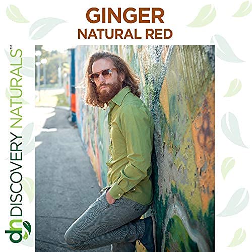 Red Henna Hair Color For All Kit | 100% All Natural Hair Dye & Beard Dye Powder (Ginger Natural Red) Organic, Herbal & Vegan Chemical & Cruelty Free Permanent Gray Coverage & Tinting