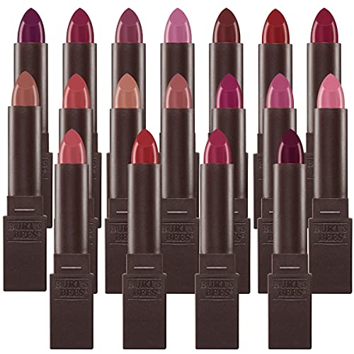 Burt's Bees 100% Natural Moisturizing Lipstick, Scarlet Soaked, 1 Tube (Pack of 5)