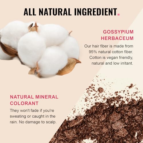 SNOWSEN Hair Building Fibers for Thinning Hair in Women & Men, Dark Brown, 27.5g, 5-in-1 Beard Styling Set, Applicator Pump, Fiber Hold Spray, Application Card, Hairline Enhancement Comb