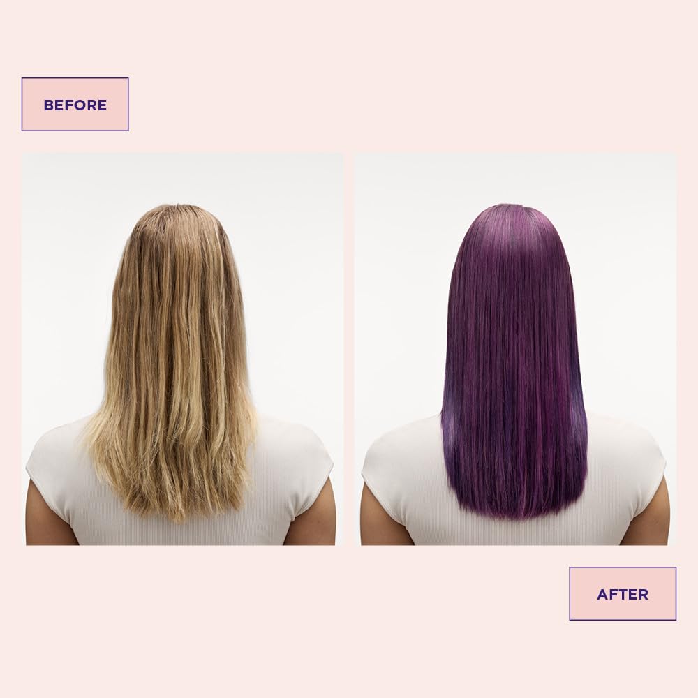 Maria Nila Color Refresh Vivid Violet, 10.1 Fl Oz / 300 ml, Purple Color Bomb, Semi-Permanent Pigments, 100% Vegan & Sulfate/Paraben free