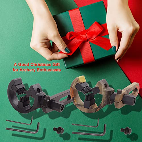 SOPOGER Archery Arrow Rest Capture Whisker Brush Biscuit Arrow Rest for Compound Bow/Recurve Bow Hunting Target Shooting Left and Right Hand (Black)