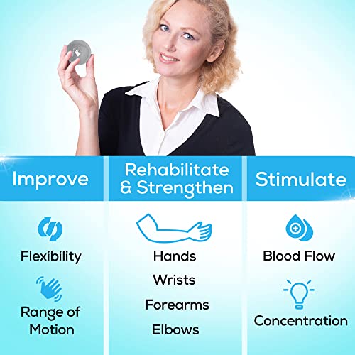 Serenilite Stress Balls, Anxiety Relief Items, Grip Strength Trainer, Meditation Accessories, Physical Therapy Equipment, Fidget Ball, Stress Balls for Adults, Hand Grip Strengthener