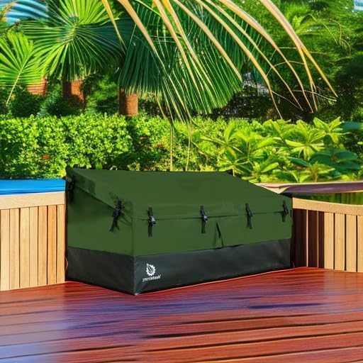 Outdoor Storage Box – 143 Gallon Waterproof Deck Box, Patio Storage Box, Outside Storage Bin for Garden, Pool, Yard & Camping – Heavy-Duty Deck Storage Waterproof for All-Weather Protection
