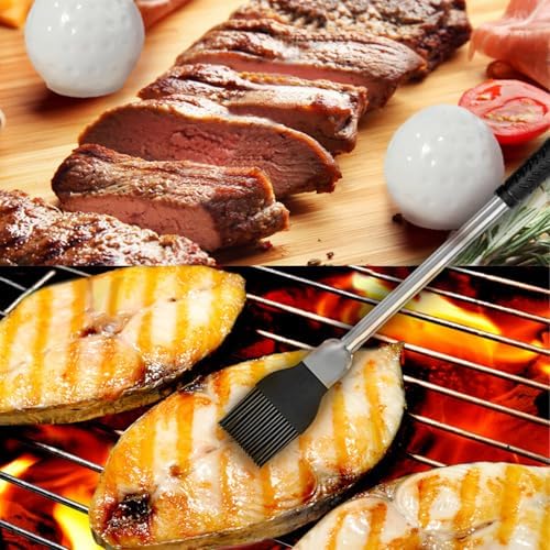Golf Grilling Gifts for Men 8pcs Golf BBQ Grill Accessories Tools Utensils Set for Outdoor Camping, Funny Birthday Gifts for Men Women Golfers, Dad Gifts for Dad Grandpa Husband from Daughter Son Wife