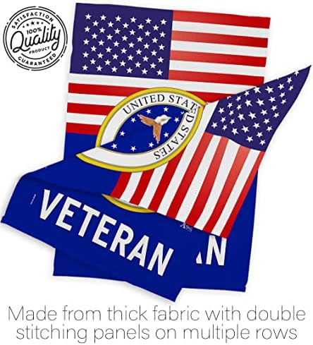 US Air Force Veteran Flag Home Decorations Official Armed Forces USAF American Flags For Outside House Banner Garden Remembrance Retire Military Memorabilia Memorial Wall Art Lawn Porch Room Poster Veteran Gifts Gifts Made In USA
