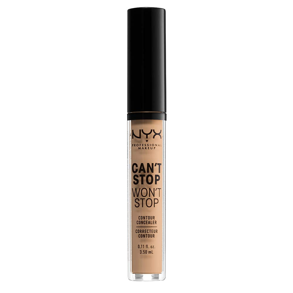 NYX PROFESSIONAL MAKEUP Can't Stop Won't Stop Contour Concealer, 24h Full Coverage Matte Finish - Medium Olive