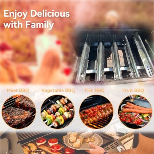 Grill Repair Parts for Charbroil Performance 2 Burner 463625217 463625219 463673519 463673517 463275517 Grill, G470-5200-W1 Heat Plates G470-0004-W1 Burner for char-broil 463625217 Replacement Parts