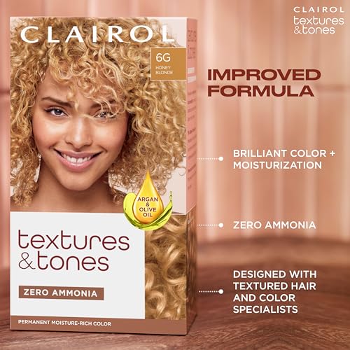 Clairol Textures & Tones Permanent Hair Dye, 5G Caramel Brown Hair Color, Pack of 2