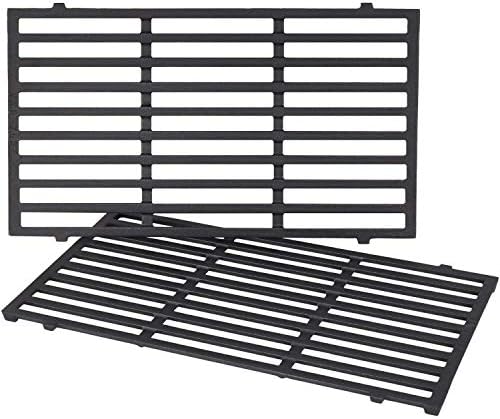 X Home 7637 Grill Grates Replacement for Weber Spirit E/S210 (2013), Spirit II E/S-210 (Front-mounted Control) Gas Grill Replacement Parts, 17.5 x 10.2 Inch, 2-Pack