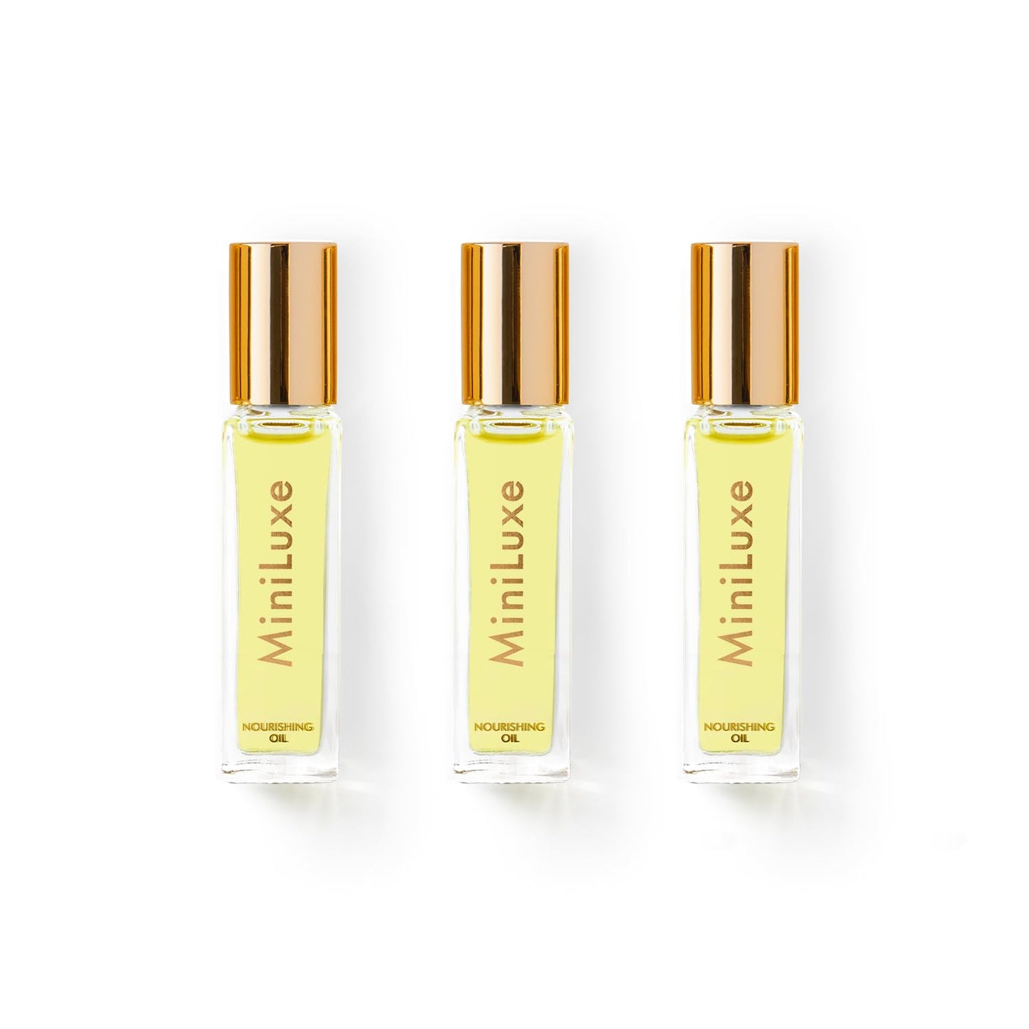 MINILUXE - Nourishing Cuticle Oil Rollerball Trio | Clean, Vegan, Cruelty-Free Nail Care (Pack of 3, 0.33 fl oz | 10 ml)