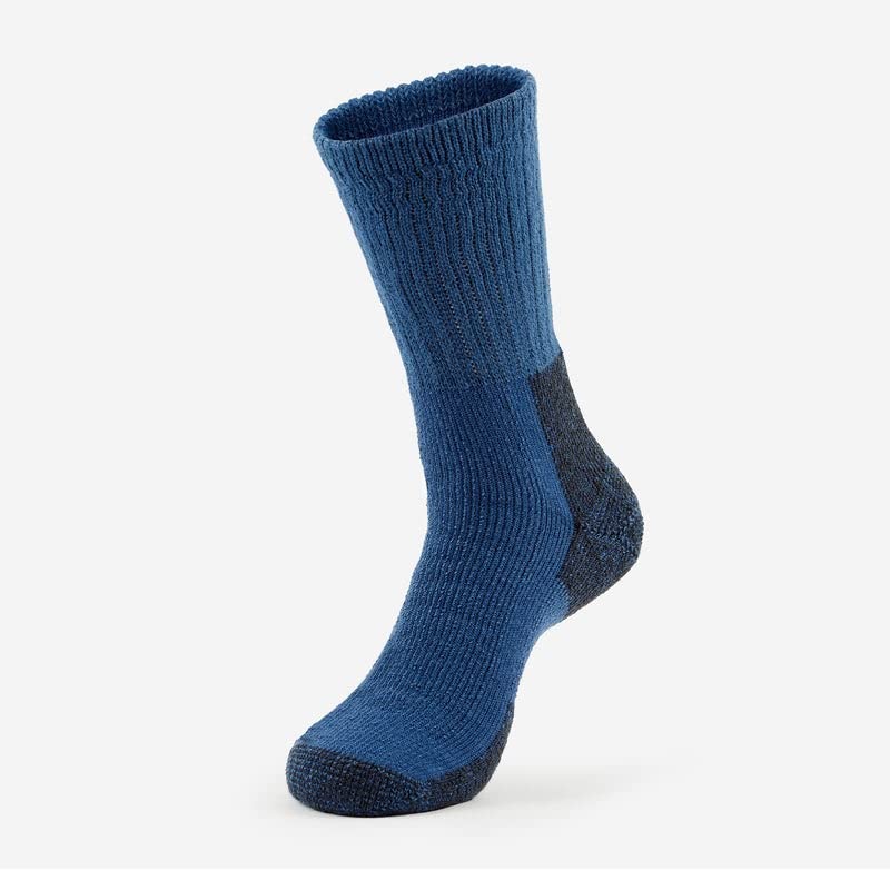 Thorlos Women's KX Hiking Thick Padded Crew Sock, Slate Blue, Small
