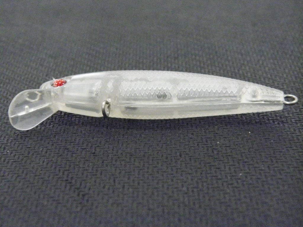 wLure 10 Blank Unpainted Minnow Crankbait Topwater Lipless Jerkbait Fishing Lures (UPM639P10)