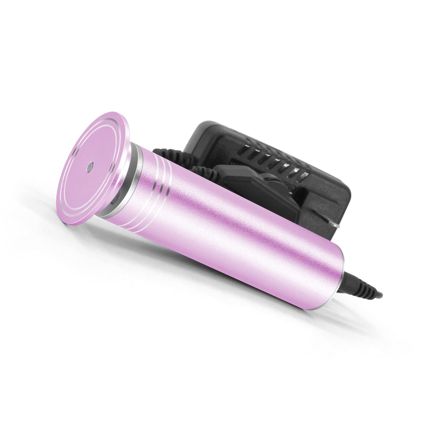 Upgraded Electric Foot Callus Remover, Professional Electric Foot File Sander Pedicure Tools for Feet Dead Skin Cracked Heels, Adjustable Speed, Replaceable Sandpaper Discs (FCR-2 Pink)
