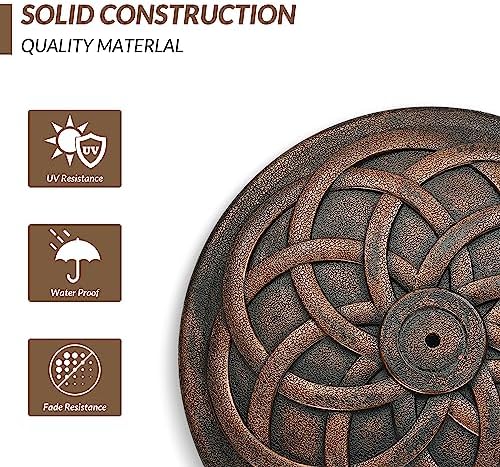 35lb Heavy Duty Umbrella Base, Bronze