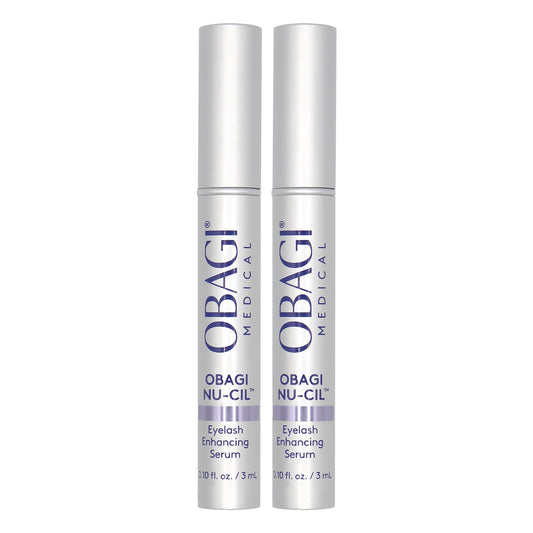 Obagi Nu-Cil Eyelash Enhancing Serum – Nourishing Lash Serum with Biotin for Thicker & More Defined-Looking Lashes – 0.1 oz, Pack of 2
