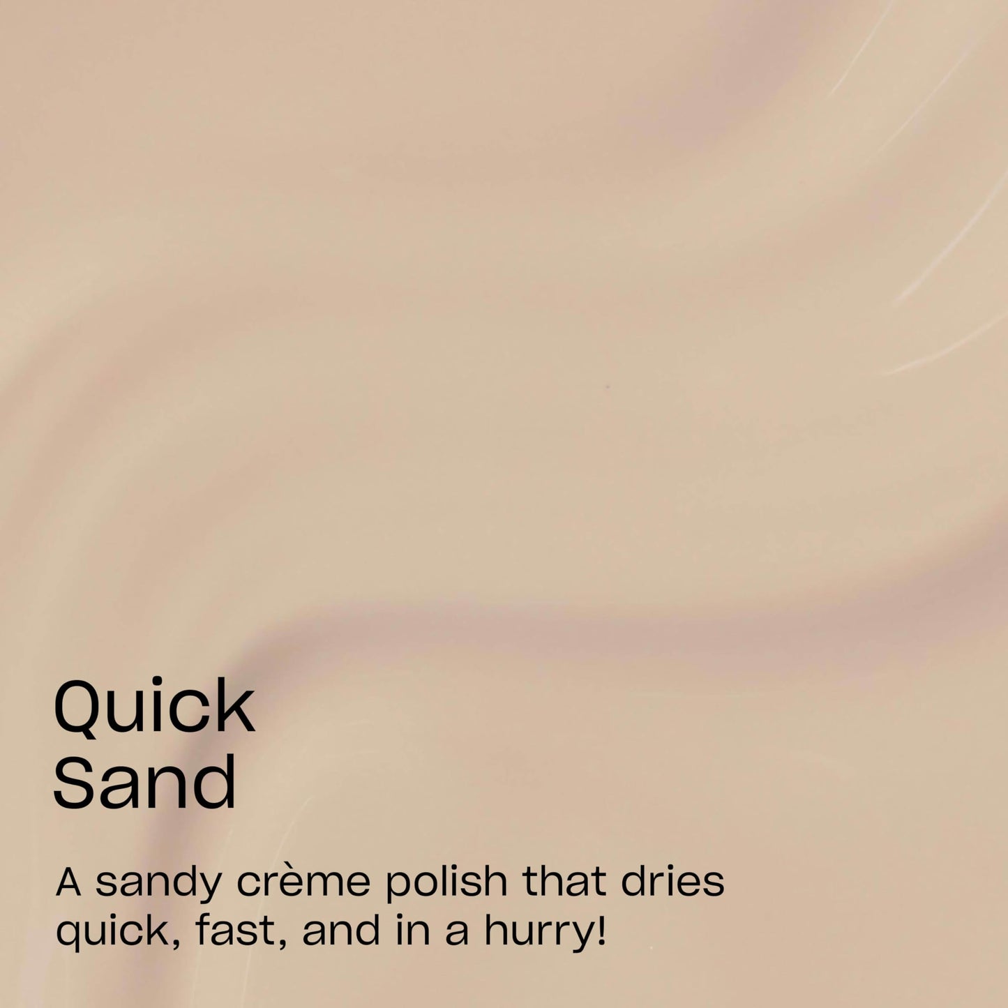 OPI RapiDry Quick Sand | Opaque Soft Nude Beige Crème Quick Dry Nail Polish | Vegan, Smudge Proof, Fast Drying