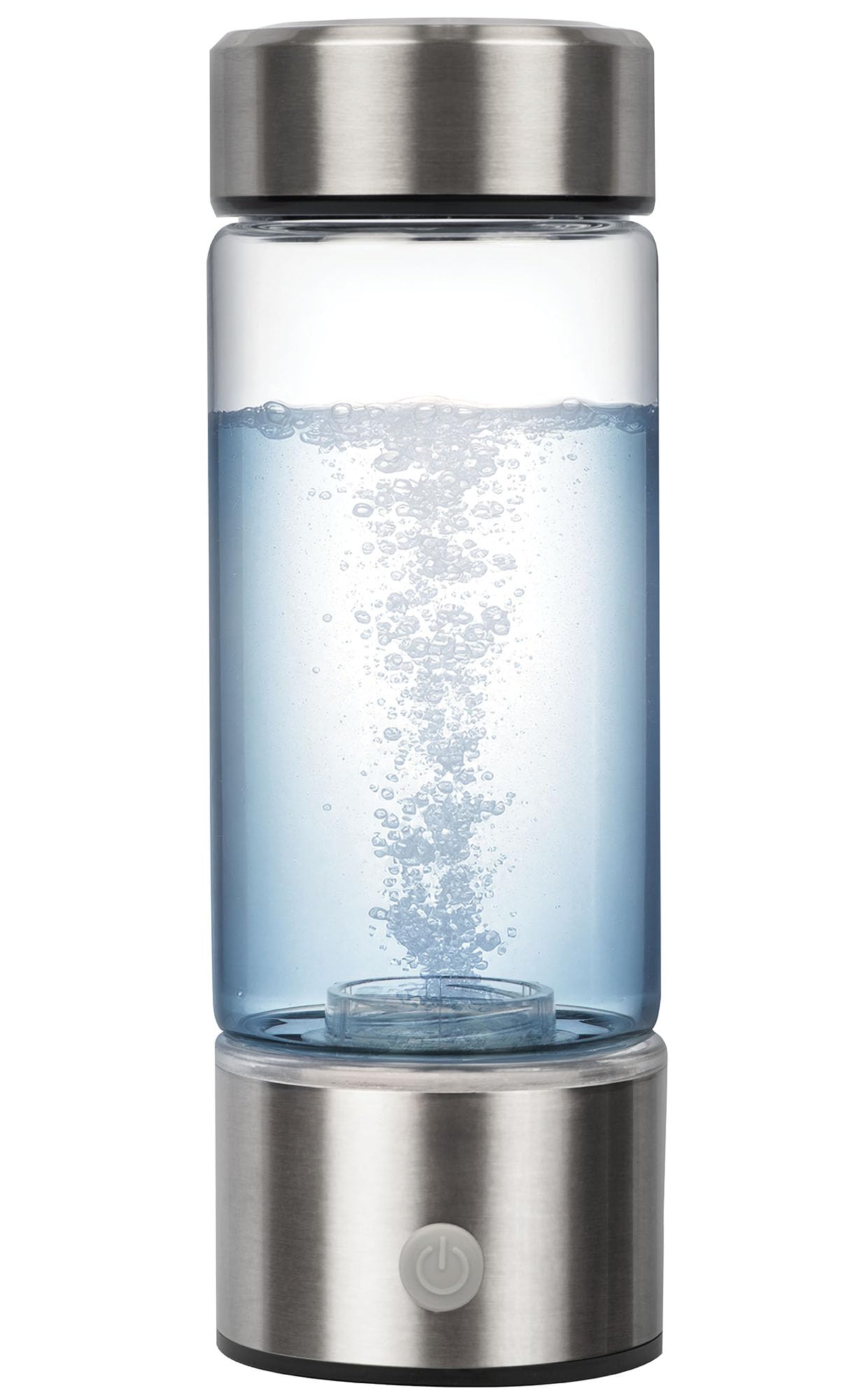 Portable Hydrogen Water Bottle - Rechargeable Hydrogen Water Ionizer Machine - Hydrogen Water Bottle Generator for Hydrogenated Pure Water - Best for Home, Office, Gym