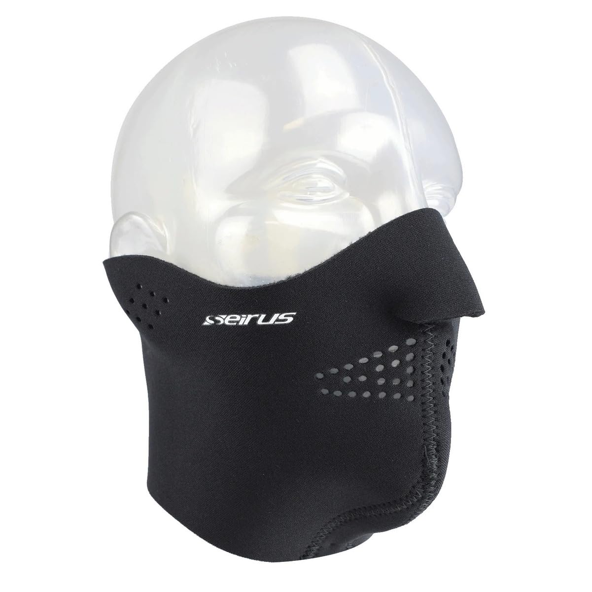 Seirus Innovation 6820 Neofleece Extreme Adjustable Face Masque - Winter Cold Weather Face Protection over the Ears and Neck - Small, Black