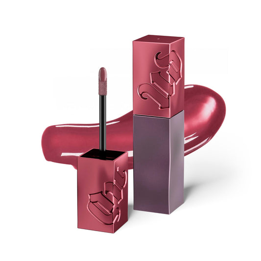 Urban Decay Vice Lip Bond Glossy Longwear Liquid Lipstick (Luv Ya Backtalk - Medium Warm Mauve Pink), Transfer-proof, Smudge-proof, Up to 16HR Wear, Vegan, Cruelty-free - 0.14 fl oz