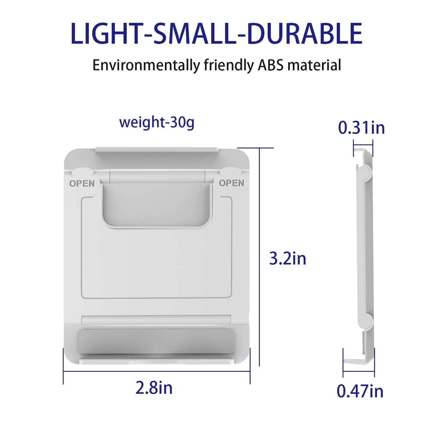 YENIE 6PACK Desktop Cell Phone Stand Holder, Portable Universal Desk Stand for All Mobile Smart Phone Tablet Display