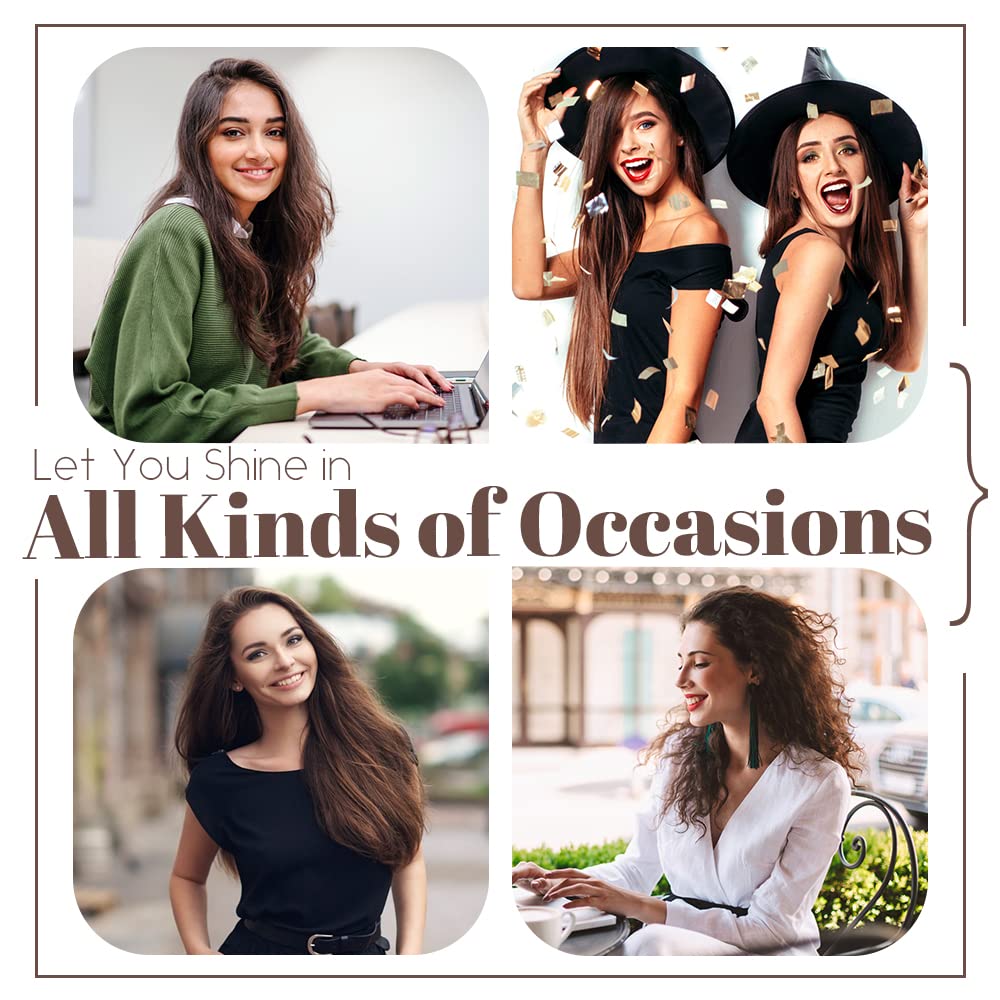 MYKURS Stocking Wig Cap For Women, Wig Cap for Lace Front Wig, Brown 24 PCS