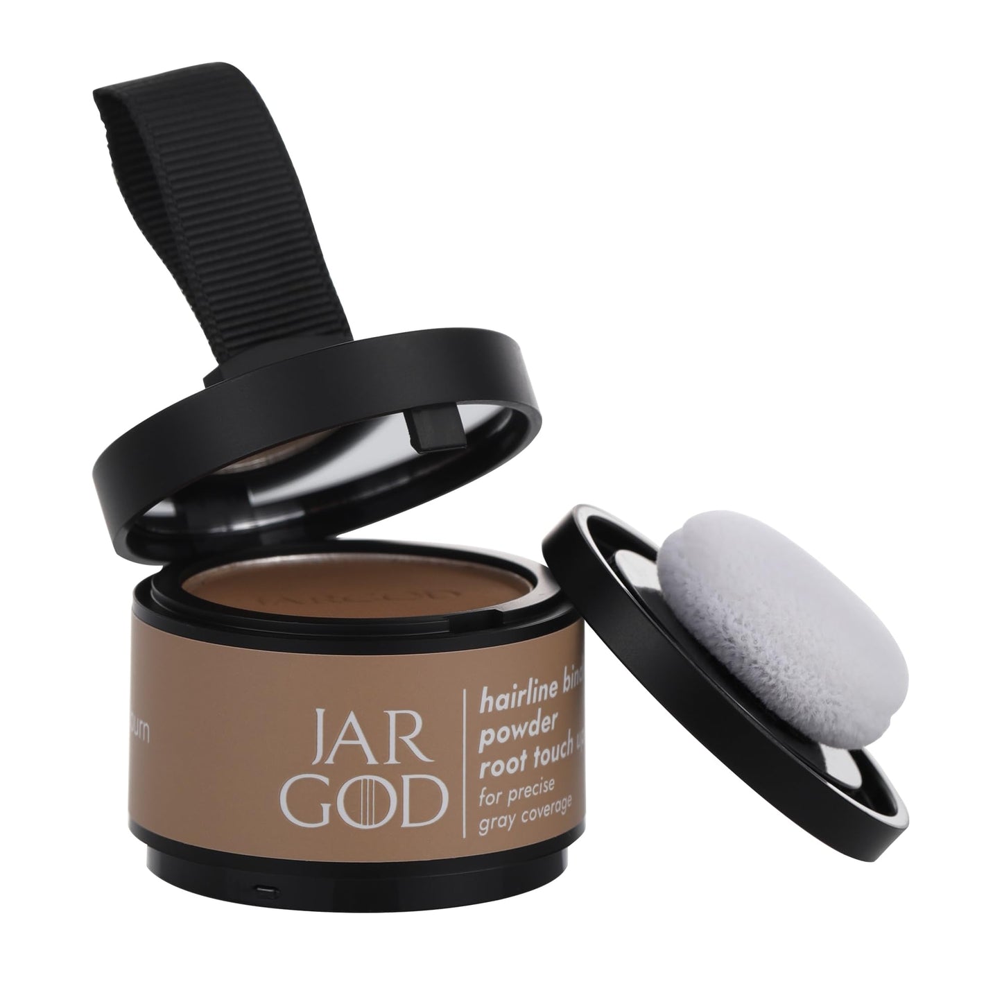 JARGOD Root touch up powder Hairline Powder for root cover up temporary root concealing powder for Women & Men, for instant gray hair cover up (Auburn, 0.14 Ounce (Pack of 1))
