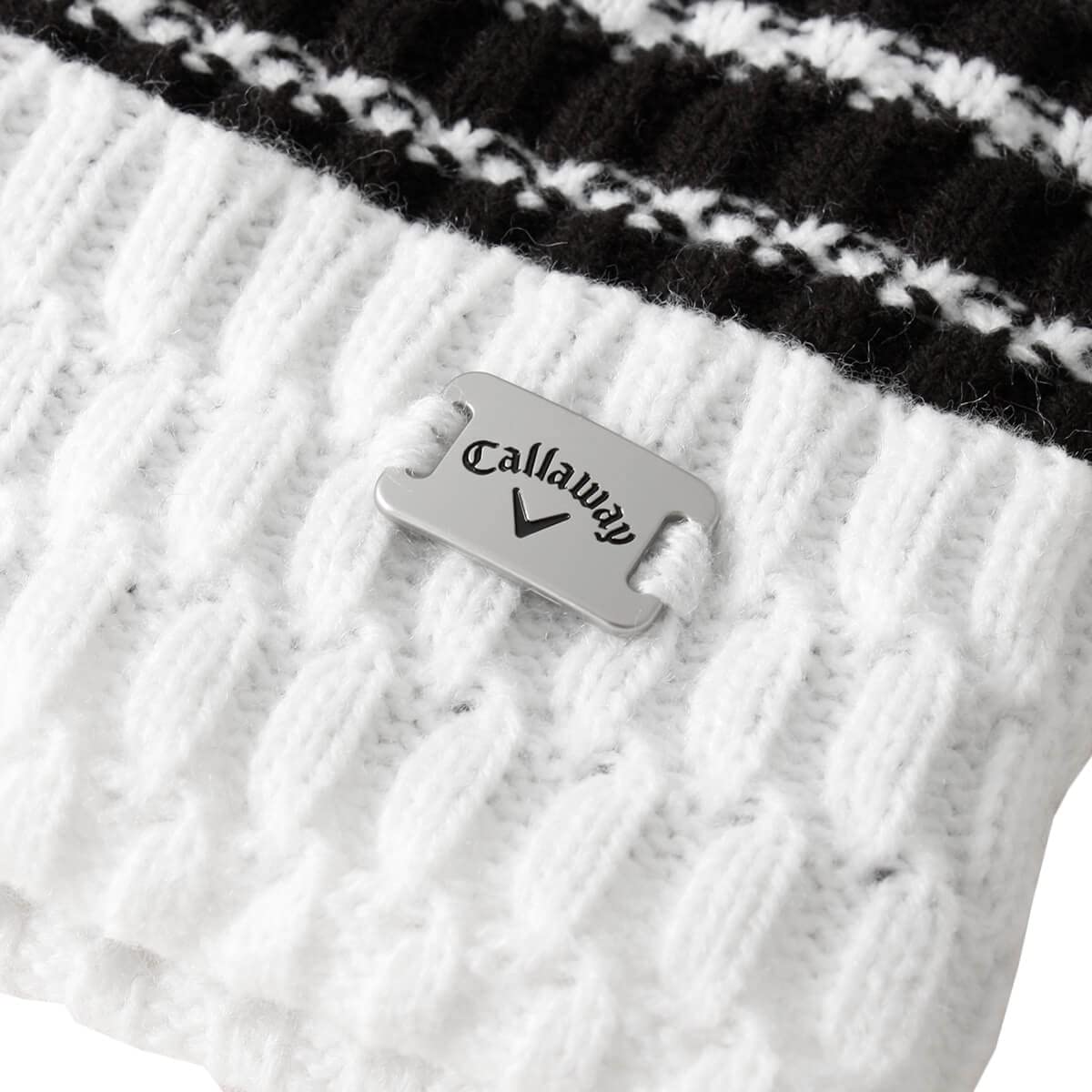 Callaway Golf Knit Pom Beanie Collection (White)