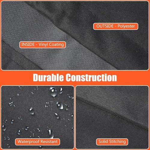 Upgraded Grill Cover for Pit Boss 850 DX, 820 Competition Series, Z Grill 700, 600D Wood Pellet Smoker Cover for 820 Deluxe, 820D, 820FB, Sportsman 820 Series Wood Pellet Grills