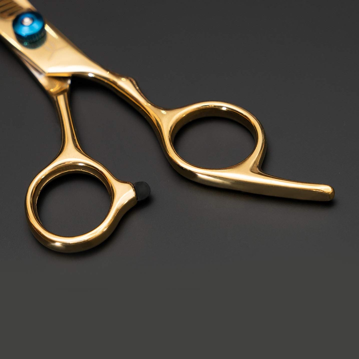 FARRAY Hair Cutting Scissors,6.5 Inch Professional Stainless Steel Barber Hair Scissors,for Both Salon and Home Use (Golden)