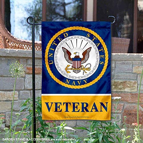 WinCraft US Navy Veteran Garden Flag