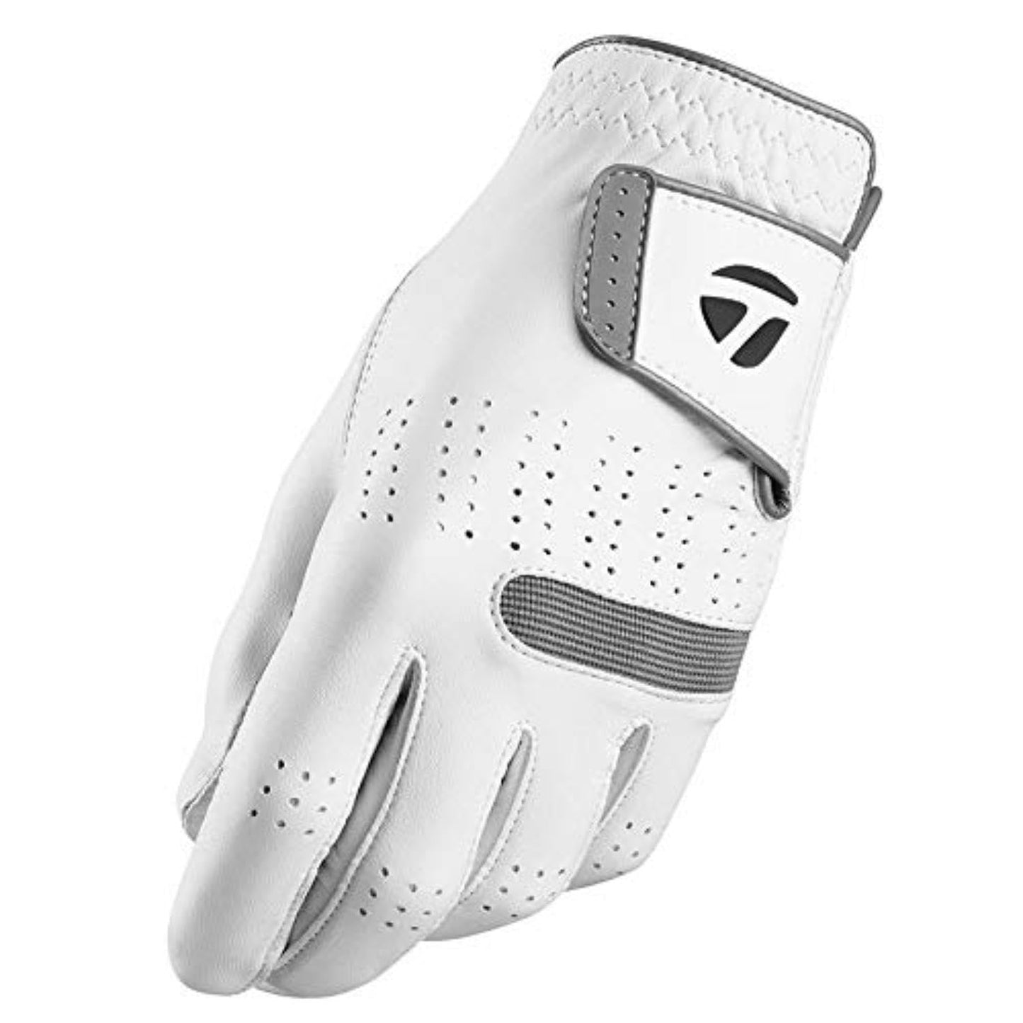 TaylorMade Golf 2021 TOUR PREFERRED FLEX GLOVE, RIGHT HAND, LARGE , WHITE