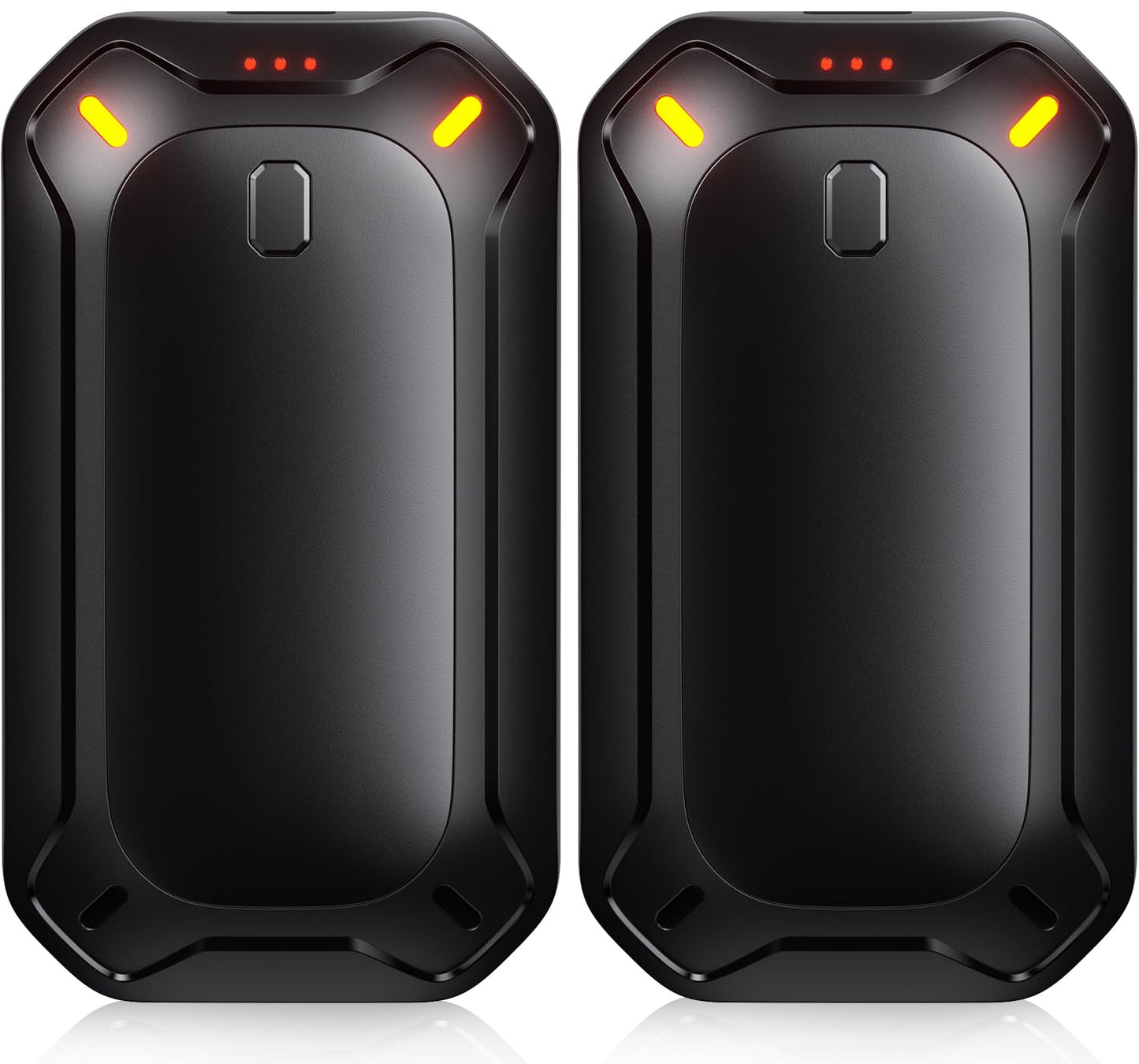 coldSky 2 Pack Hand Warmers Rechargeable, ššš®š¹ š š®š“š»š²šš¶š° Electric Hand Warmer, Double-Sided Warming Portable Heater Reusable, 12 Max Heating Time Pocket Hand Warmers Gifts Black