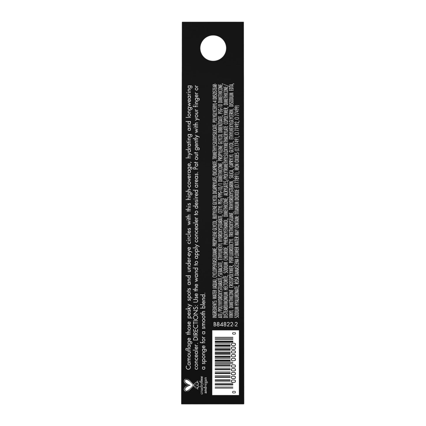 e.l.f. Hydrating Camo Concealer, Lightweight, Full Coverage, Long Lasting, Conceals, Corrects, Covers, Hydrates, Highlights, Light Sand, Satin Finish, 25 Shades, All-Day Wear, 0.20 Fl Oz