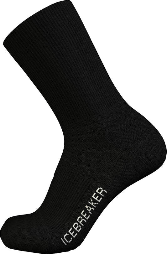 Icebreaker Men's Lifestyle Light Crew Socks - Black - X-Large