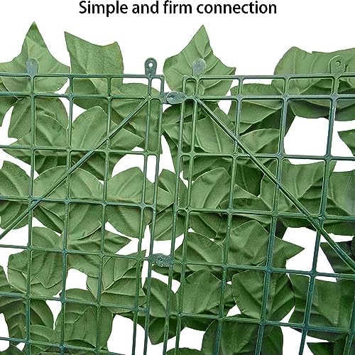 Artificial Ivy Privacy Fence Wall Screen,40X160 in UV-Anti Faux Greenery Backdrop Ivy Vine Leaf Hedges Fence Panels for Patio, Balcony, Garden, Backyard Indoor Outdoor Green Wall Decor