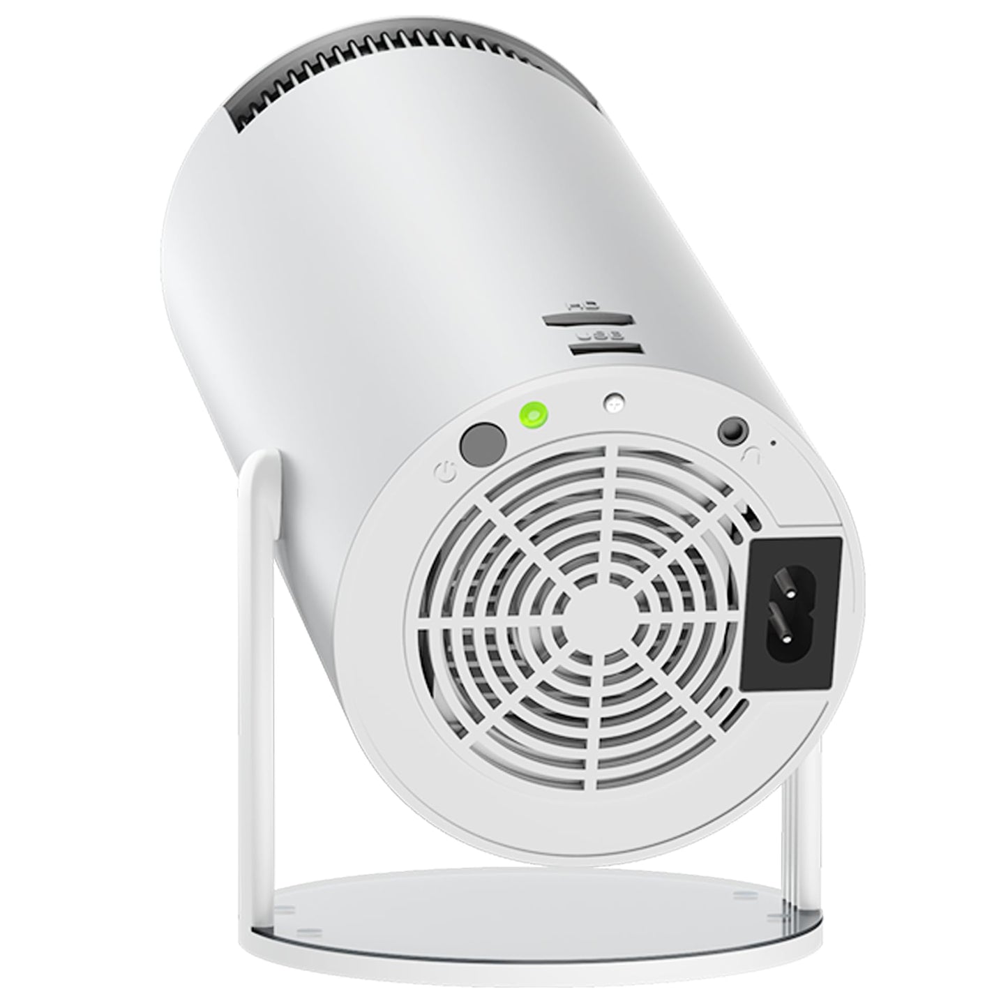 HY300 Android Mini Projector with WiFi and Bluetooth, 180° Flip Portable Home Movie Video Projector, 4K/1080P Support 5G Wireless Streaming for Phone, TV Stick, PC, XBOX, PS5, Smart Devices